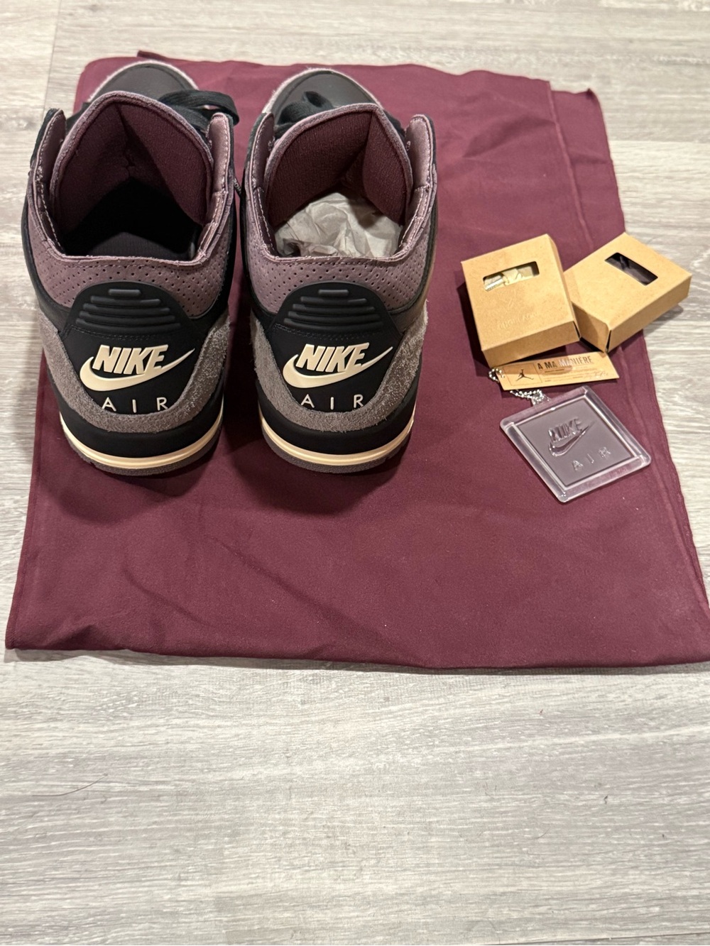 Jordan 3 A Ma Maniere While You Were Sleeping FZ4811-001 Size WMN 12.5 / Mens 11 - Picture 7 of 8